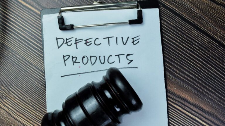 Defective Products and judge's gavel